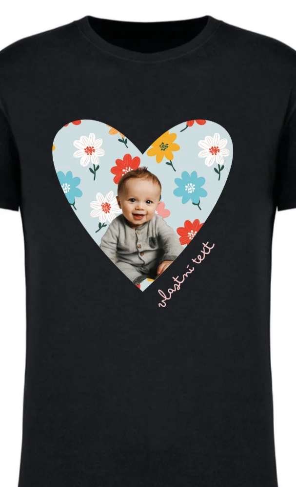 Foto 2 Personalizované pánské tričko s výřezem fotky na podkladu