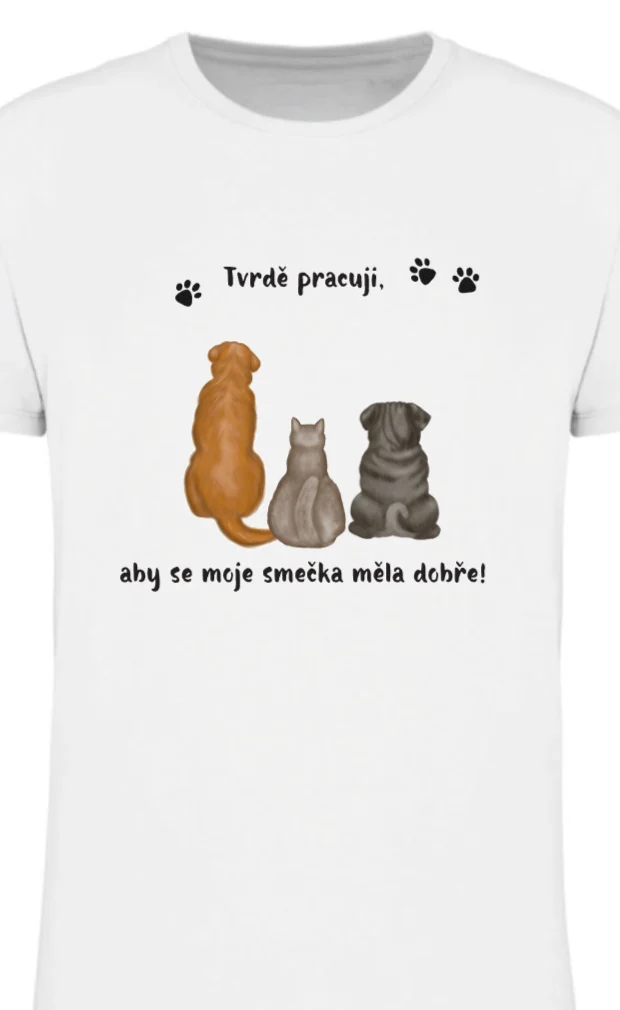 Foto 2 Personalizované dámské tričko s ilustrací zvířátek