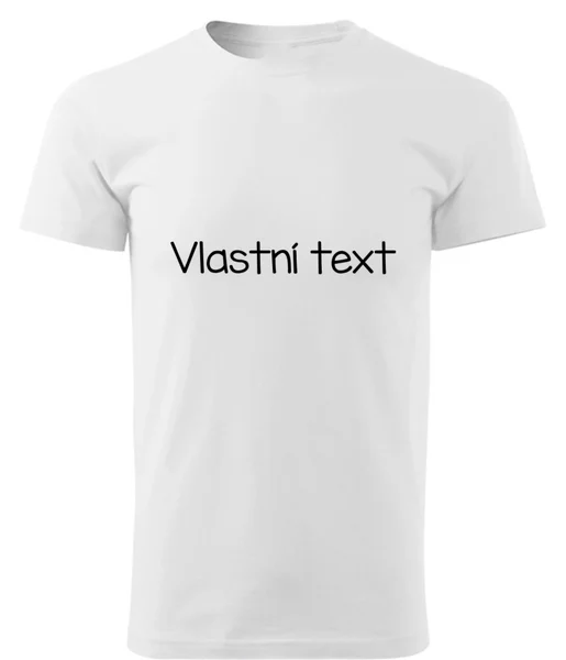 Personalizované pánské tričko s vlastním textem
