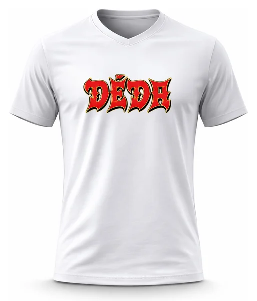 Pánské bavlněné tričko s potiskem - DĚDA (ROCK)